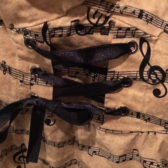 Hot Topic Music Notes Halter top dress! - Picture 2 of 4
